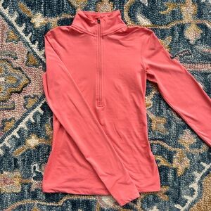 Pink Nike Dri-Fit quarter zip